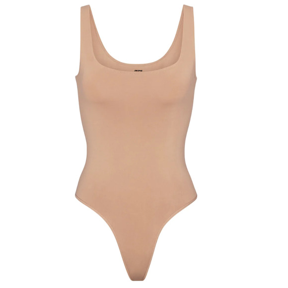 skims Tops - NWT Skims SOFT SMOOTHING THONG BODYSUIT | OCHRE Size S
